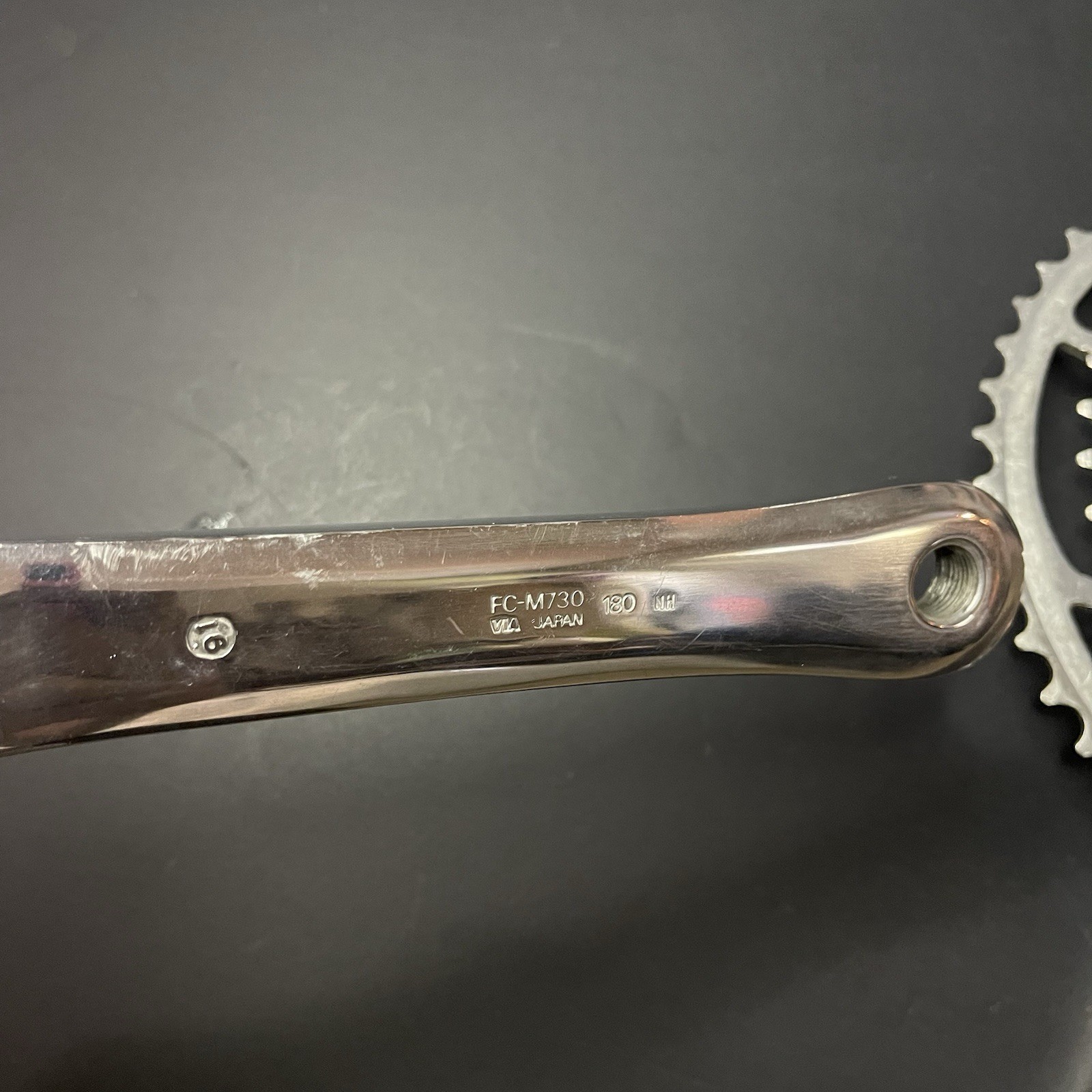 1989 Shimano XT FC-M730 180mm Triple Crankset
