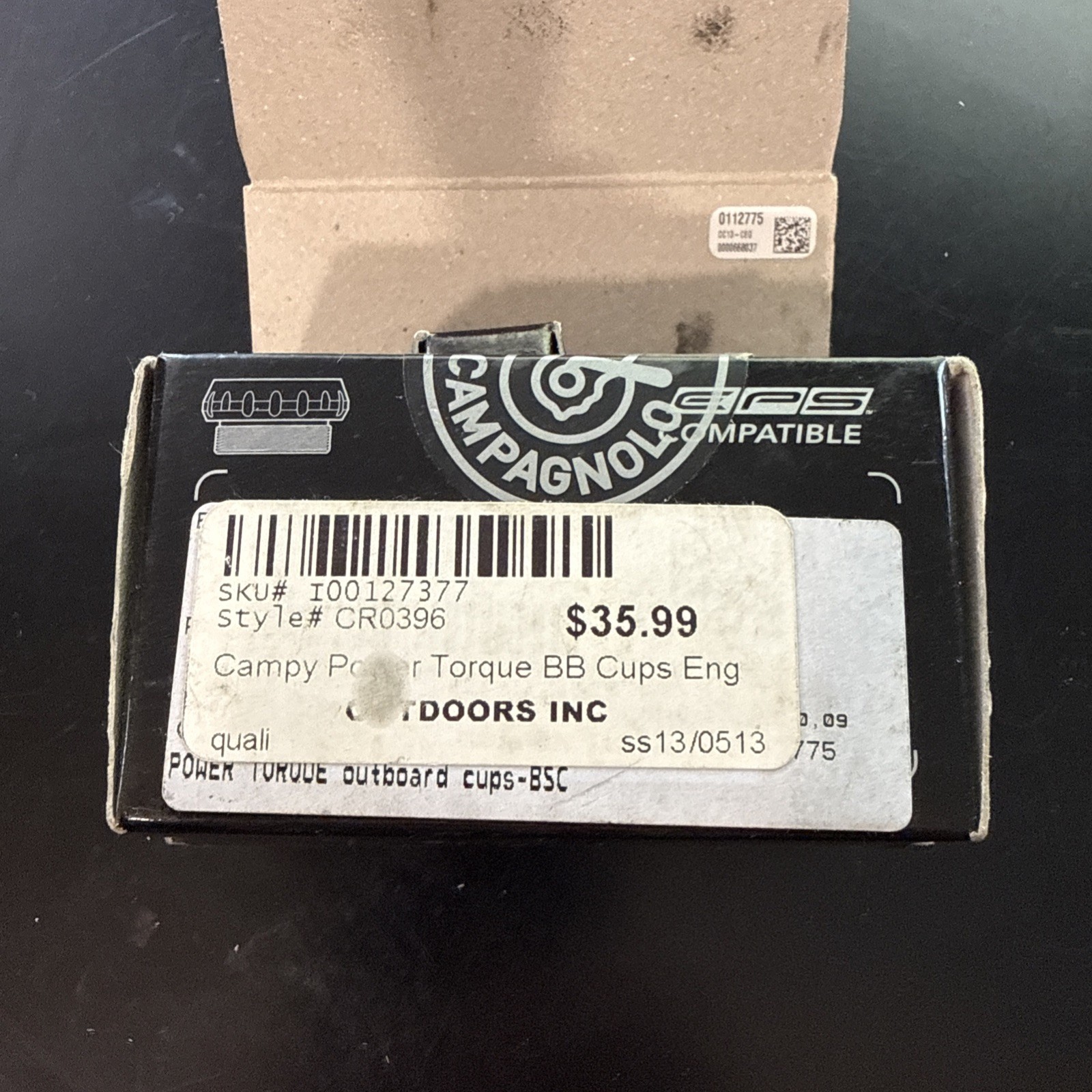 Campagnolo Power Torque Outboard Bottom Bracket Cups English BSC USB NEW