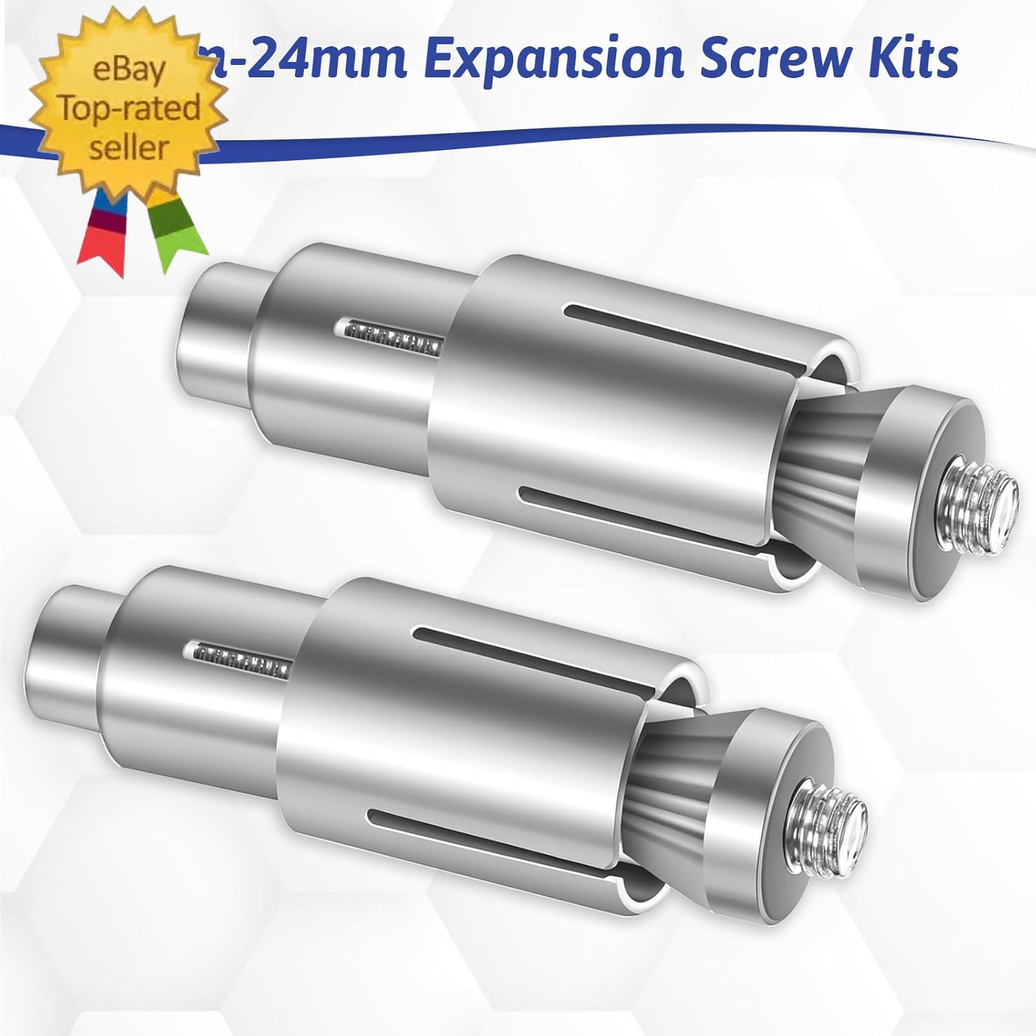2 Pack Motorcycle Bar Ends Mounting Screw Set Universal 13Mm-24Mm Handlebar Expa
