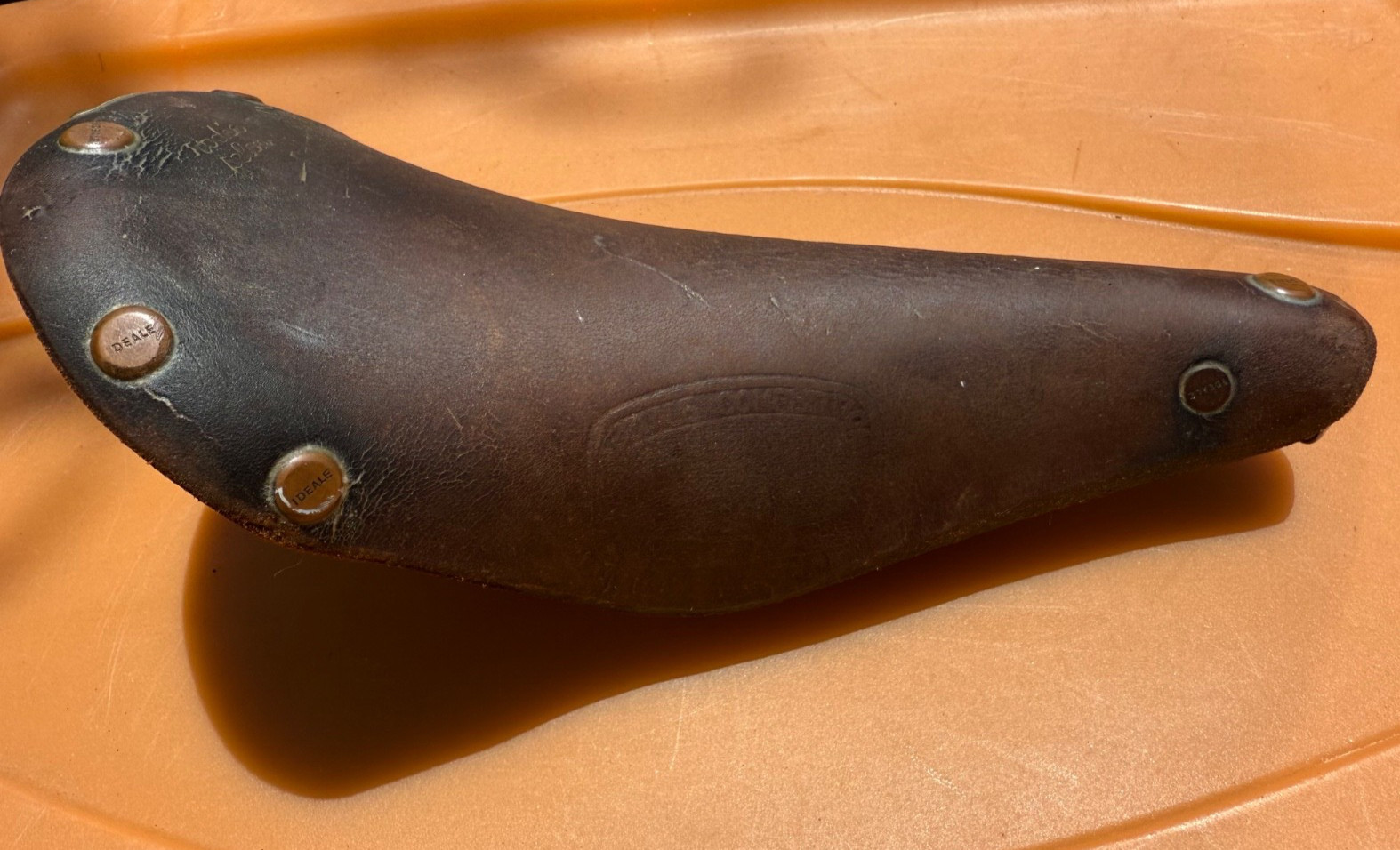Ideale 90/Aluminum Daniel Rebour Autographed Saddle «special competition» Brown