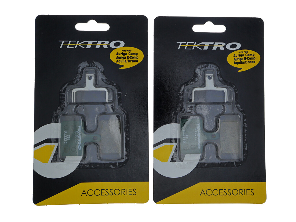 2 Pair Tektro E10.11 Bike Disc Brake Pads w/ Spring OrionSL-Orion-Volans-Auriga