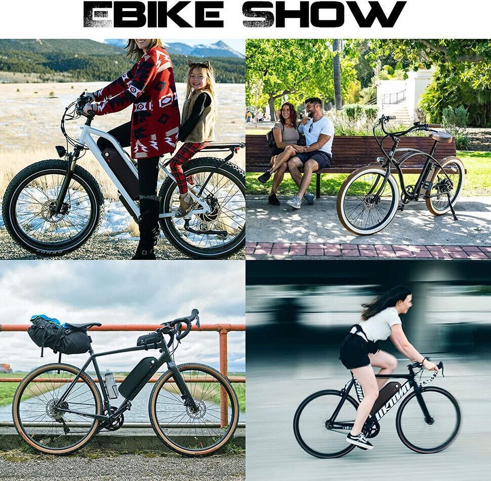 E-bike Battery 60V 52V 48V 25Ah 20Ah Lithium For Electric Bicycle 0-2000W Motor