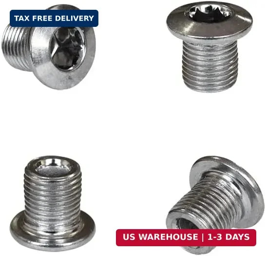 5 pcs for Each Single/Double/Triple Chainring Bolts Screws Disc Crankset Nuts Ch