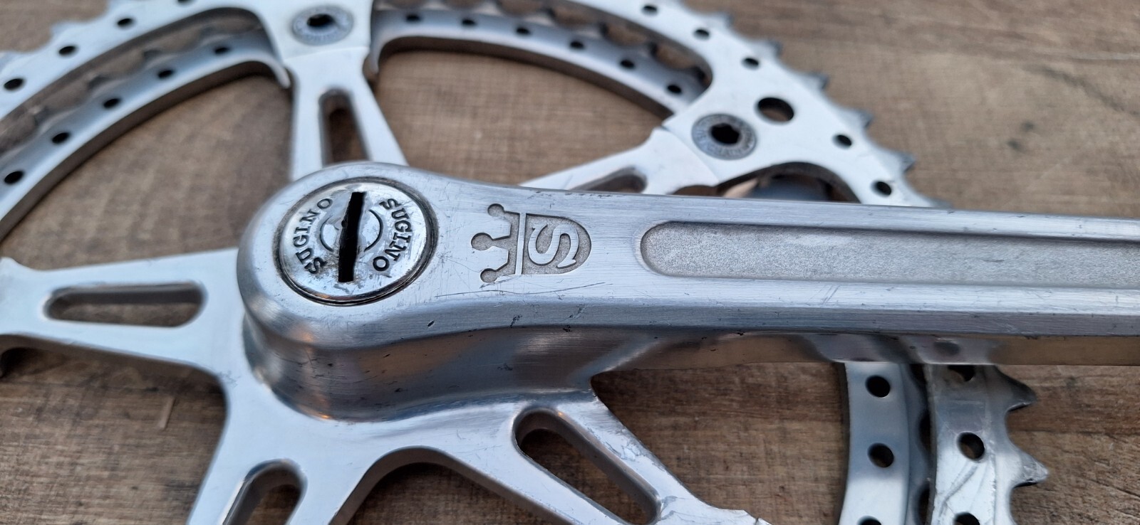 Sugino Mighty Crankset Vintage road 50, 45 t 171 NOT SHIPPING TO USA