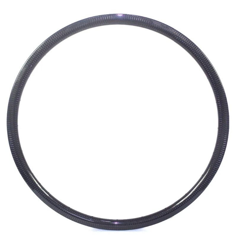 Superlight 700c Carbon Fiber Road Bike Rims 25×30/35/38/40/45/55/50/60mm 24 28H