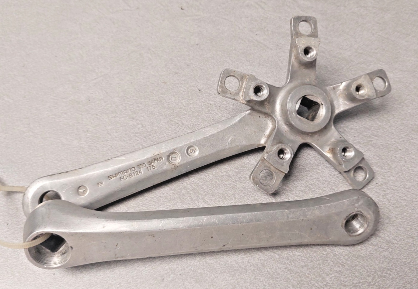 Shimano Triple Crankset FC-B124 BCD104/74 5-Bolt 175mm JIS Silver MTB Ships USA!