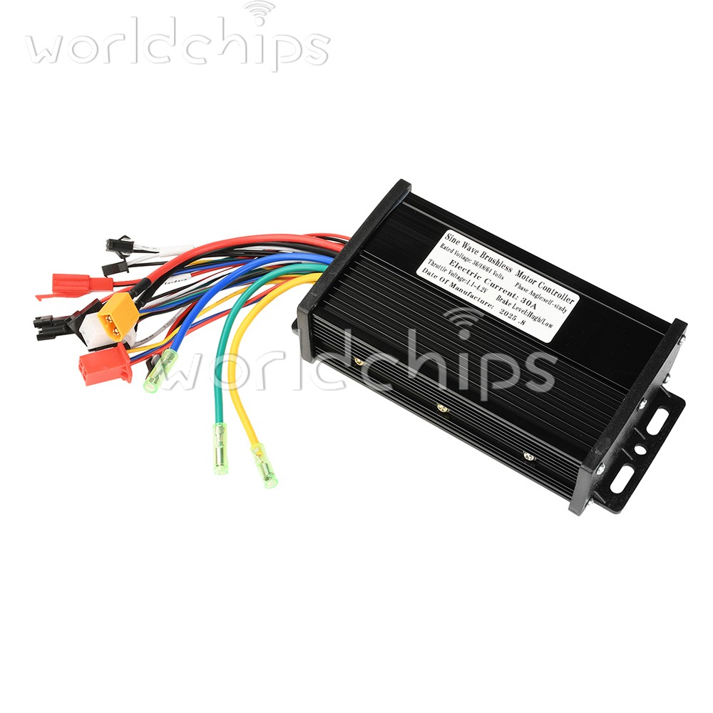 36V48V64V 30A Sine Wave Brushless Motor Controller 750-1500W Driver S866 LCD