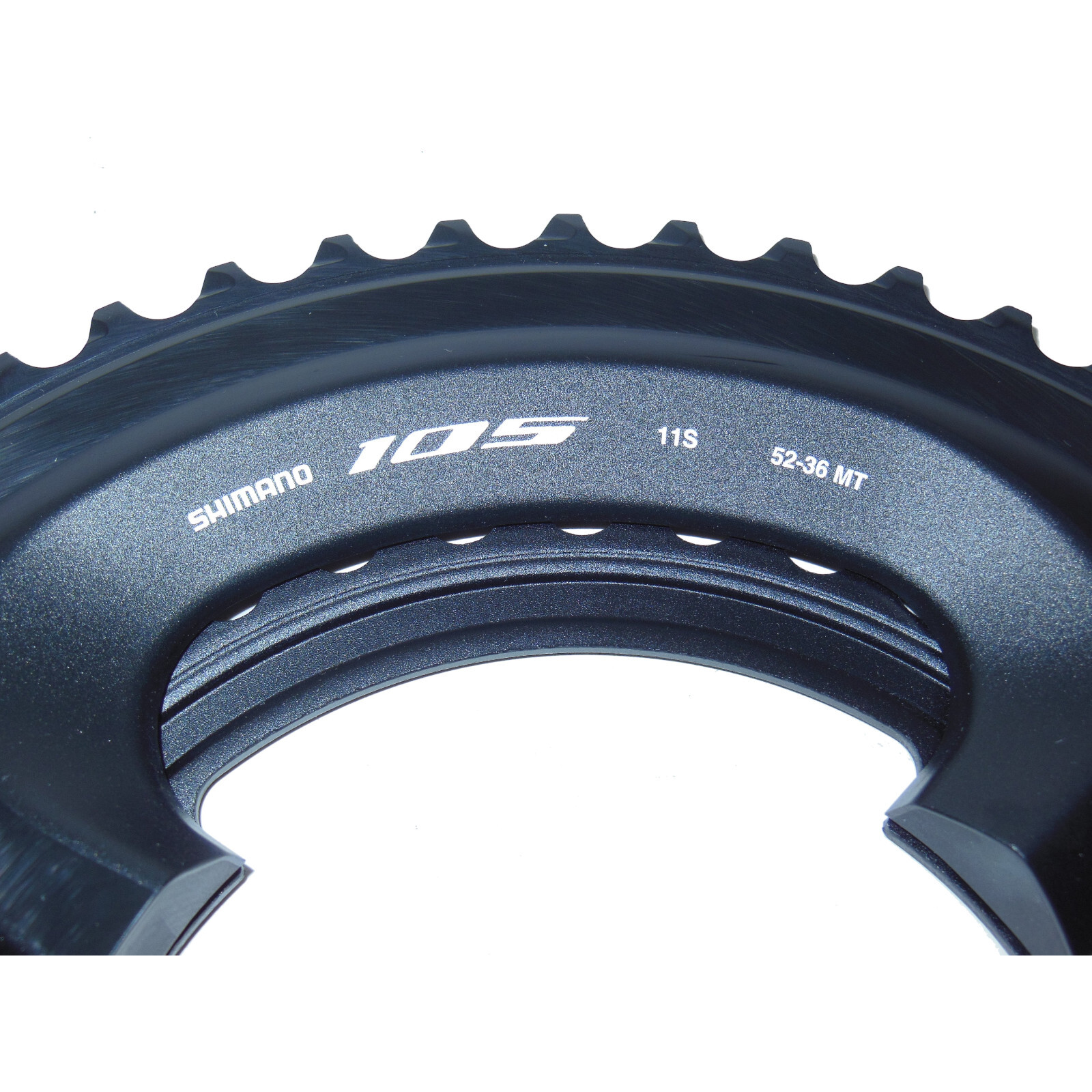 Blem* Shimano 105 FC-R7000 52/36 MT Chainring Set Asymmetric Y1WV98030/Y1WV36000