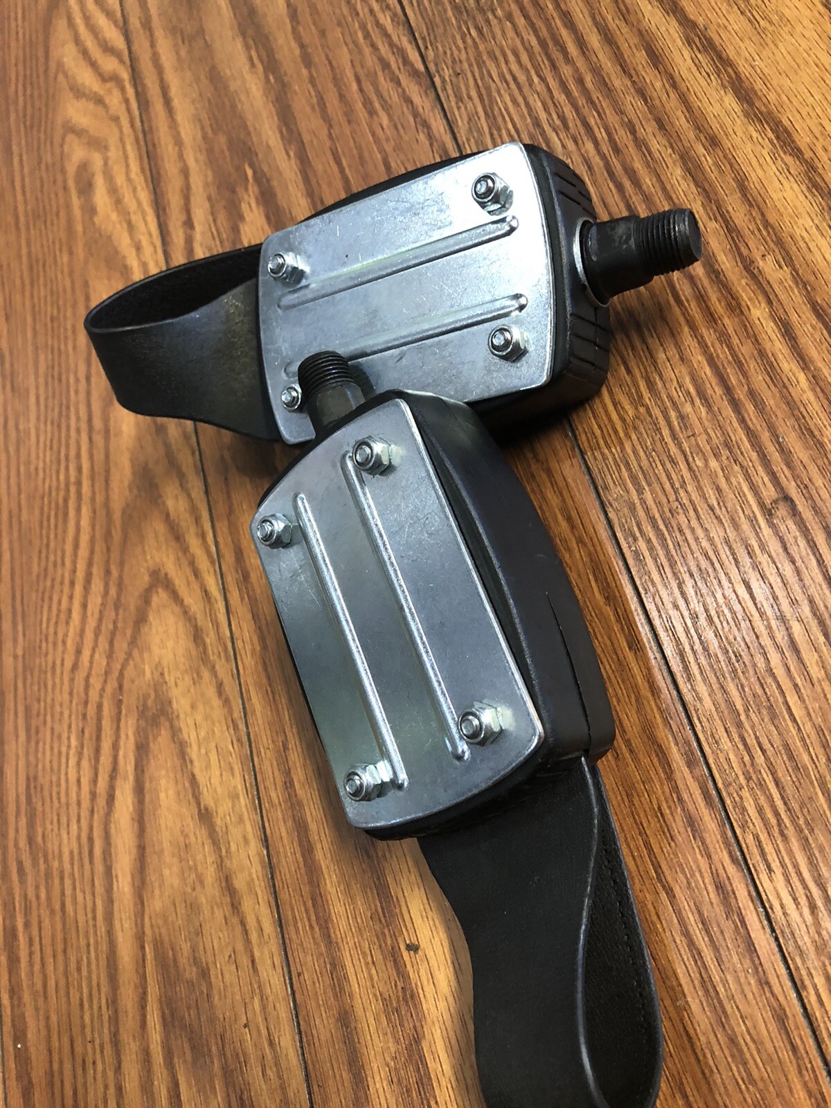 JTC 9/16″ Exerciser Bicycle Foot Strap Pedals NOS