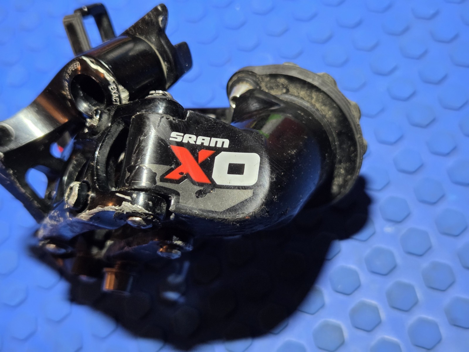 Sram X0 10 Speed Shifter And Carbon Short Cage Derailleur