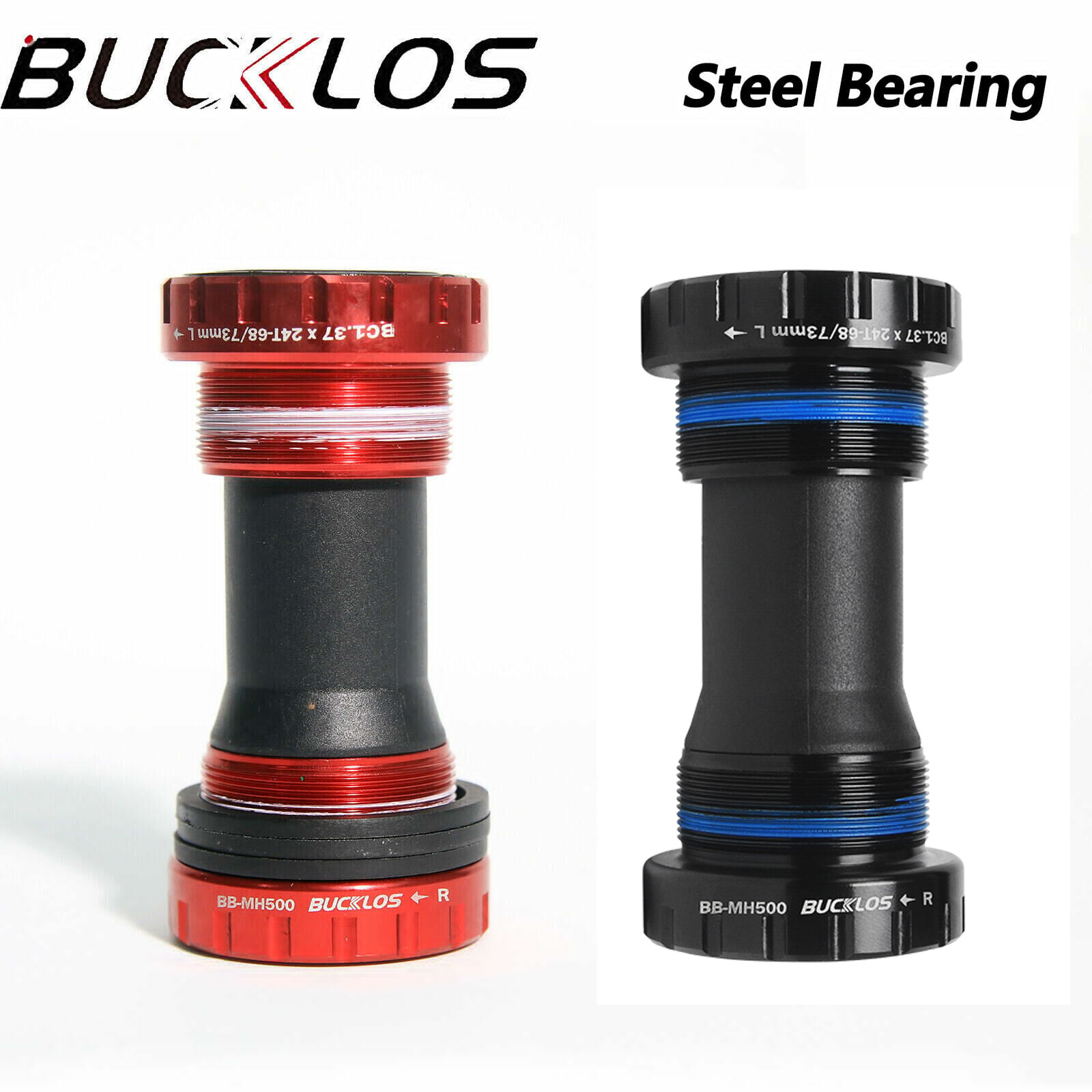 Mountain Bike Bottom Bracket BSA68/73MM Threaded Ceramic Bearing Hollowtech II