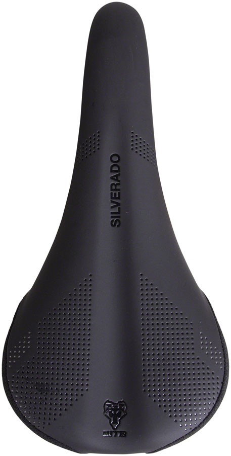 WTB Silverado Saddle – Black 280mm Width Titanium Rails Microfiber Cover