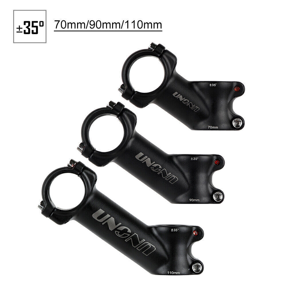 1pc MTB Road Mountain Bike Bicycle Stem Aluminium Alloy 7°/17°/35° 29*60-130mm