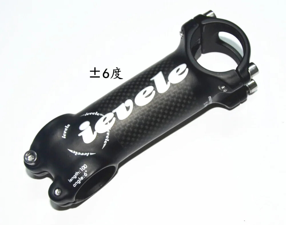 Carbon Fibre Aluminium Alloy MTB Bike Riser Road Bike Stem 60-120mm 28.6-31.8MM