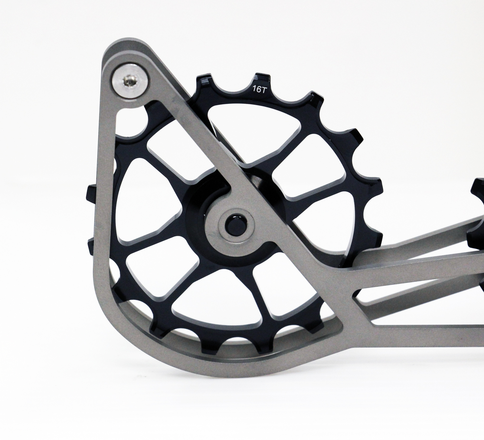 Swishti Road Bike Oversized Pulley Titanium Cage For Campy Campagnolo Black