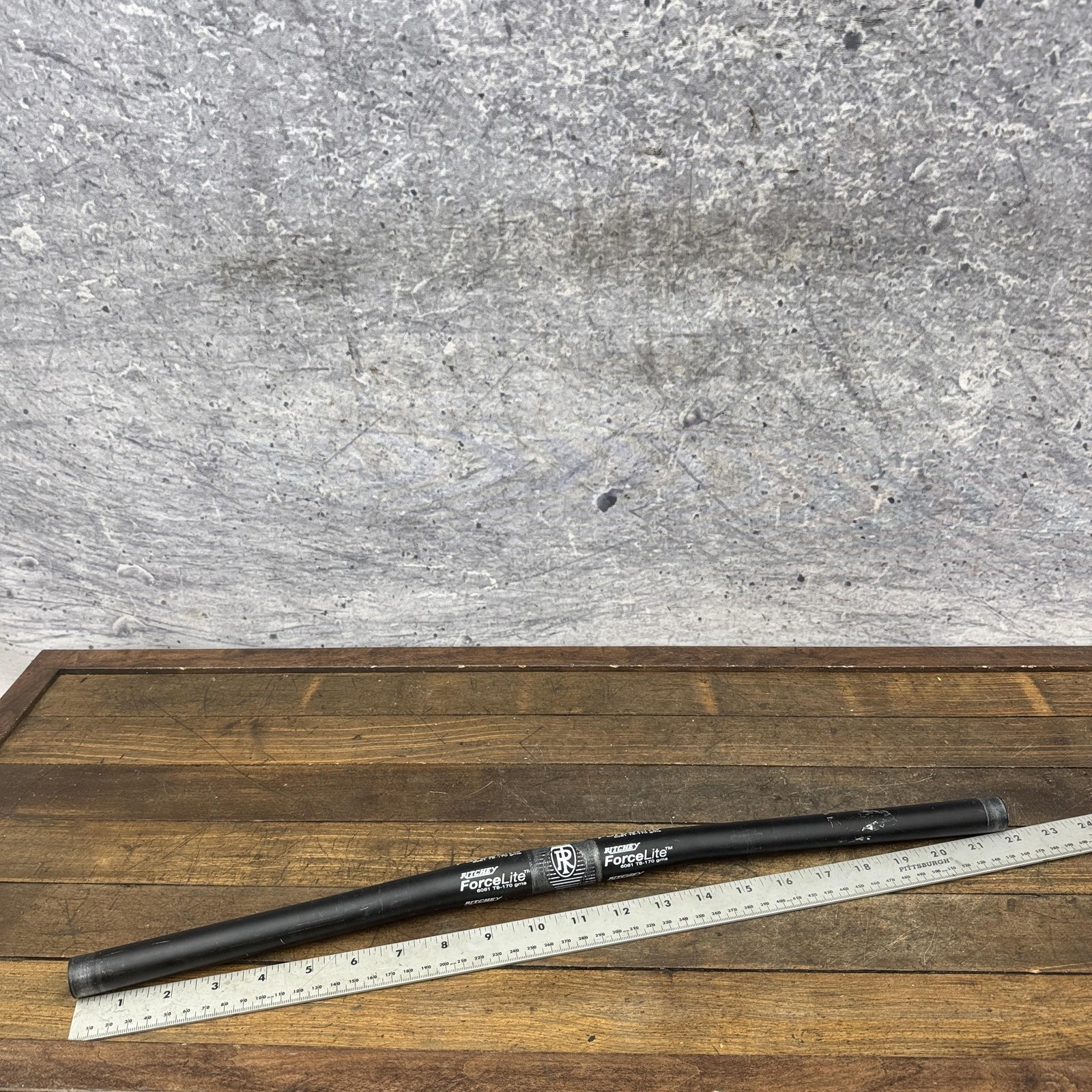 Ritchey Force Lite 6061 T6 Alloy Flat Handlebar 25.4 Clamp Black MTB Vintage