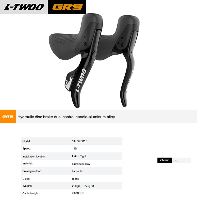 LTWOO GR9 1×11 Speed Carbon Gravel Bike Hydraulic Groupset Bicycle Components