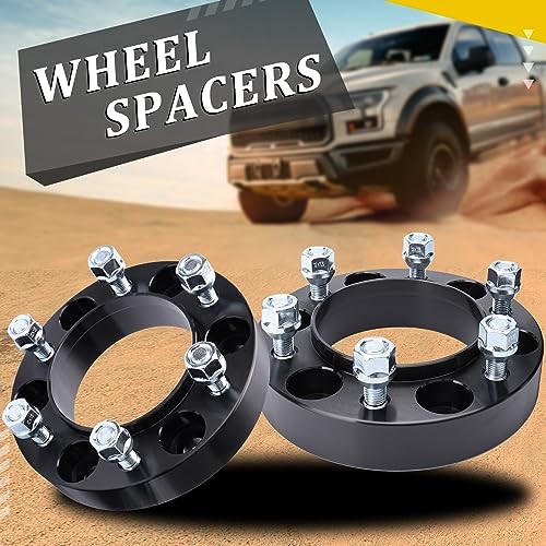 1.25in Wheel Spacers, 2pcs 6×5.5/6×139.7mm Hubcentric Spacers 2PCS/1.25″