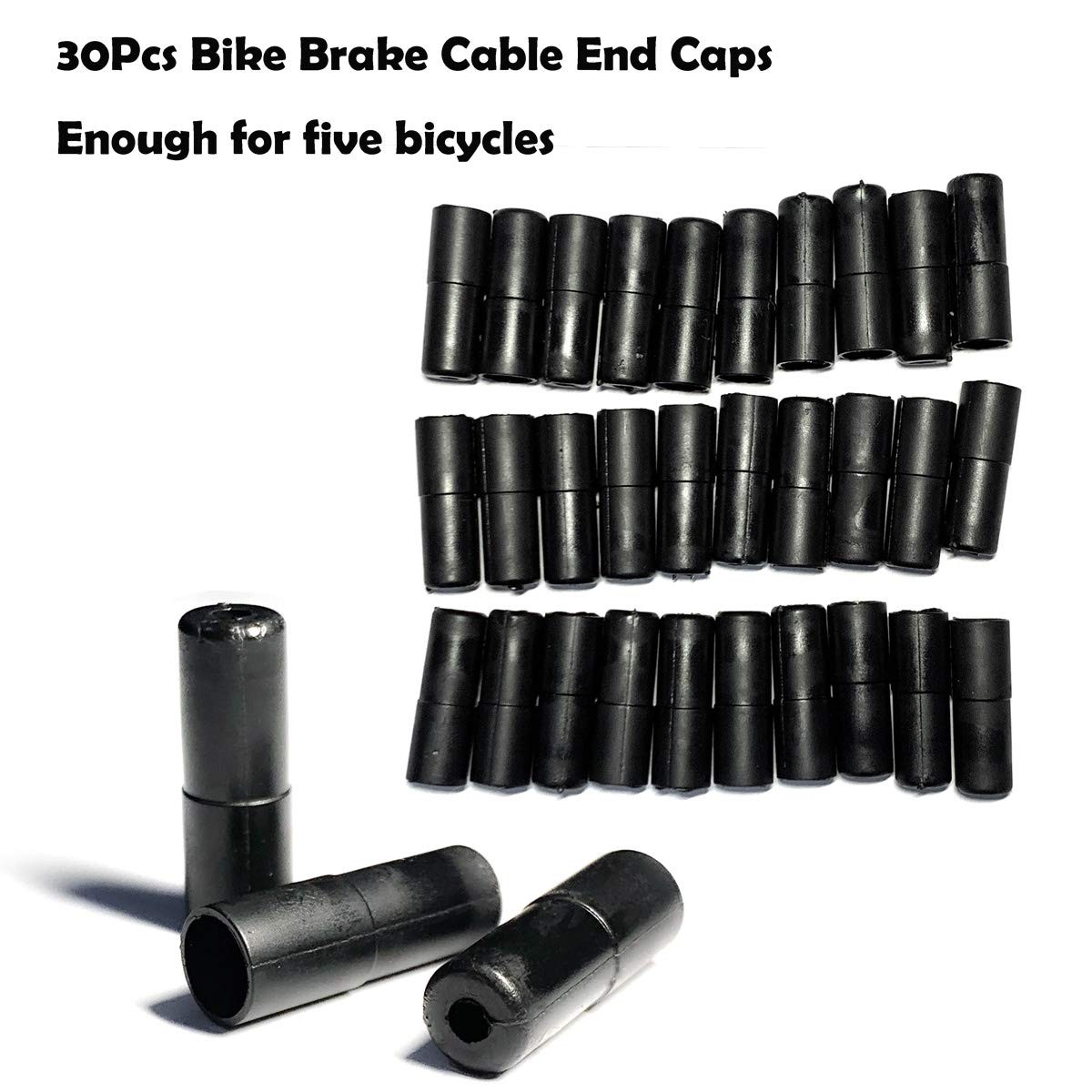 Jagwire Lined Bicycle Brake Cable Housing, 5mm x 50ft, Including 30 PCS Cable…