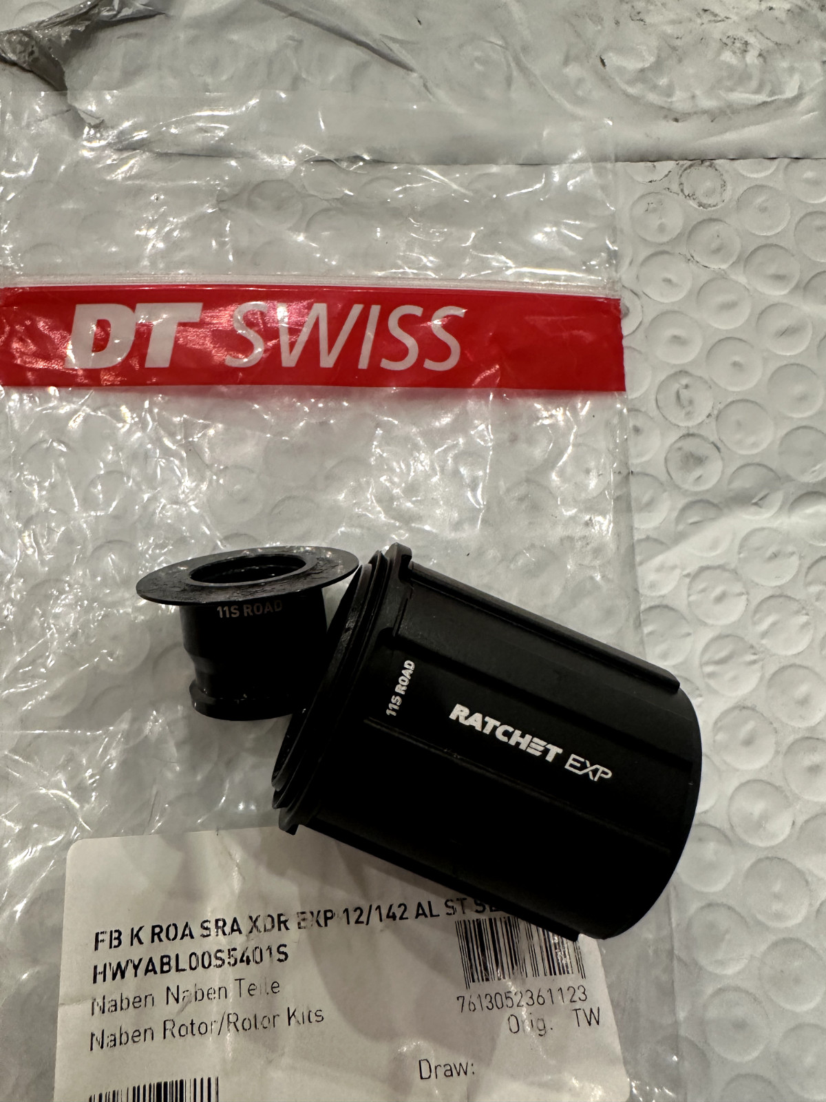 DT Swiss Ratchet EXP Freehub Body Shimano 11sp Kit w/ End Cap 12x142mm – NEW