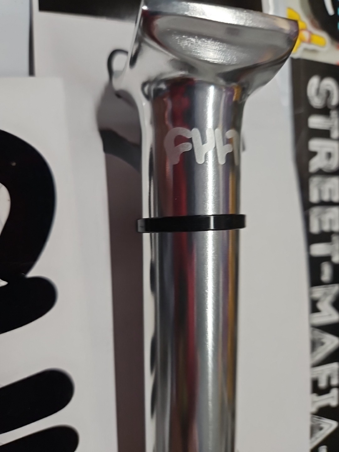 CULT COUNTER POST PIVOTAL SEATPOST Polished BMX BIKE Post 25.4mm X 12.5″ SE NEW