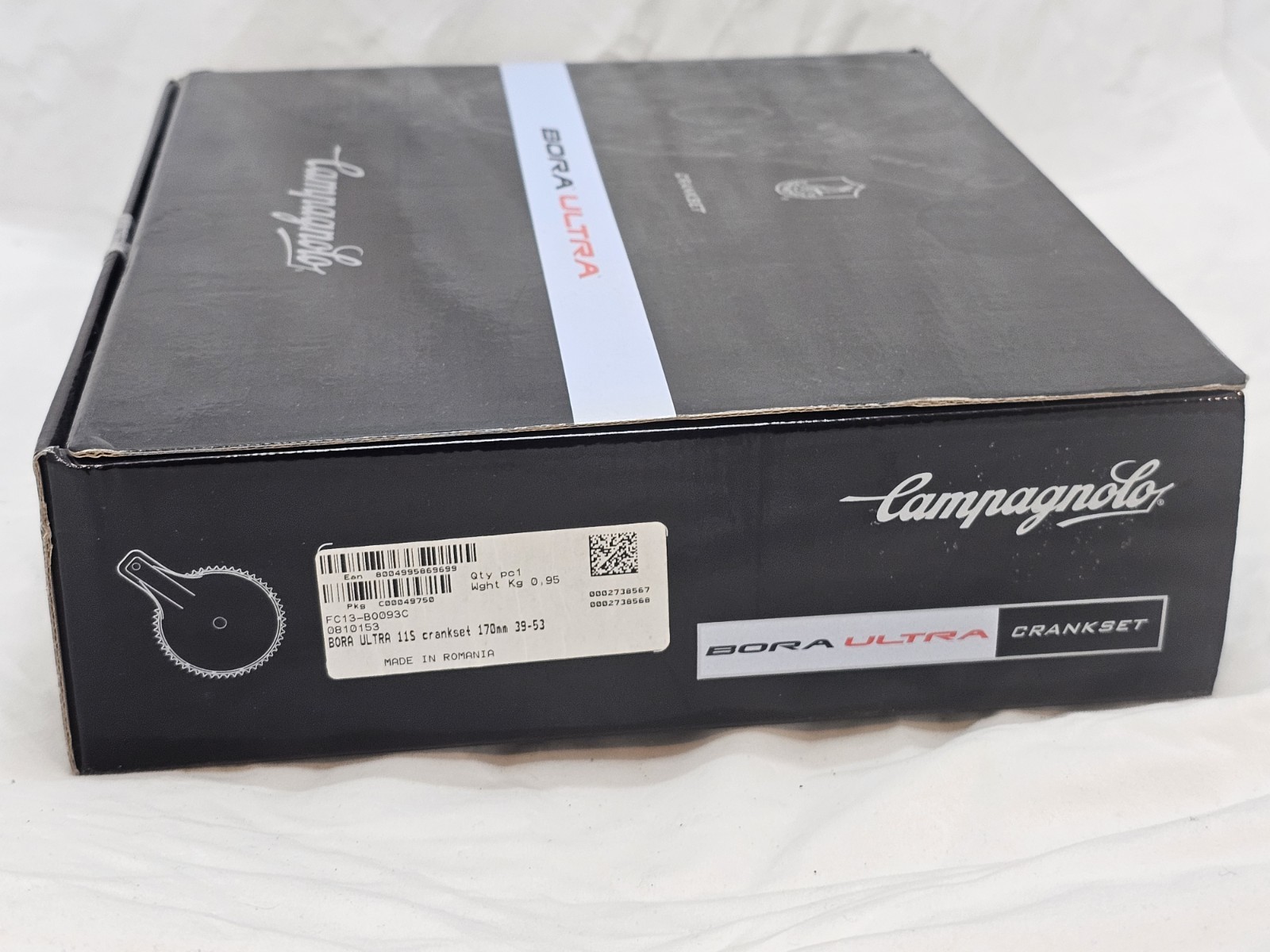 Campagnolo Bora Ultra 11s Crankset 170mm 53/39 NEW Carbon Ultra Torque Titanium