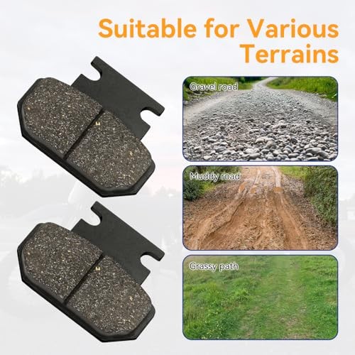 Rear Disc Brake Pads Compatible with Tuttio soleil 01 Tutti Rear Brake Pad
