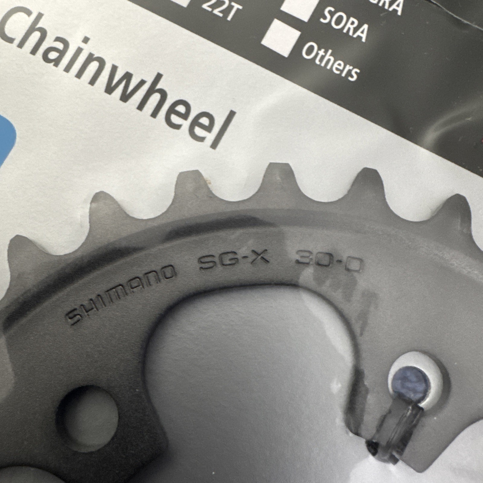SHIMANO 105 CHAINRING FC-5703 SG-X 74MM BCD X A-30T 10 SPD SILVER NIP