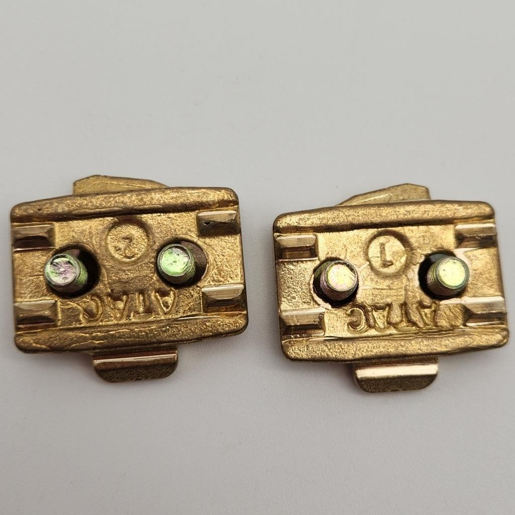 Time Atac V2 13/17 Degree Gold SPD Compatible Bicycle Cleats OPEN PACKAGE