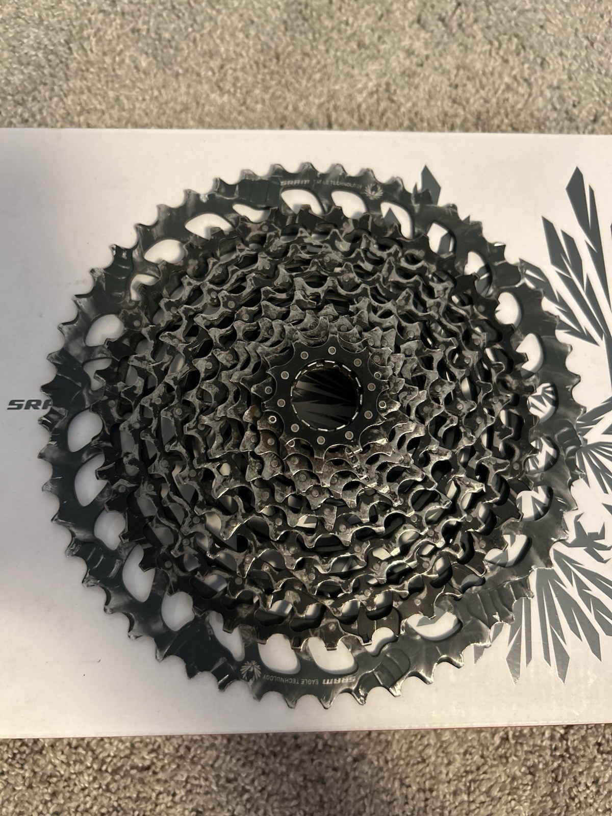 SRAM Eagle XG-1295 12-Speed Cassette 10-52T Black SRAM XD Driver
