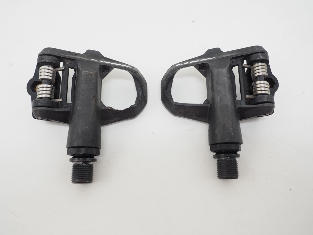 LOOK Keo 2 Max Carbon Clipless Road Bicycle Pedals w/o Cleats *Fair Condition BK