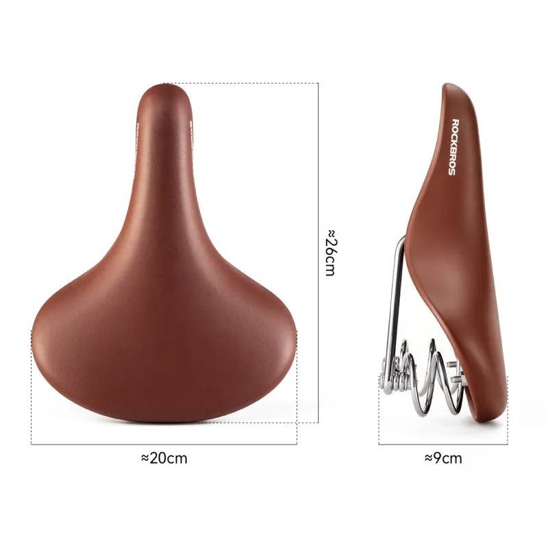 ROCKBROS 380026001 Retro Bicycle Saddle