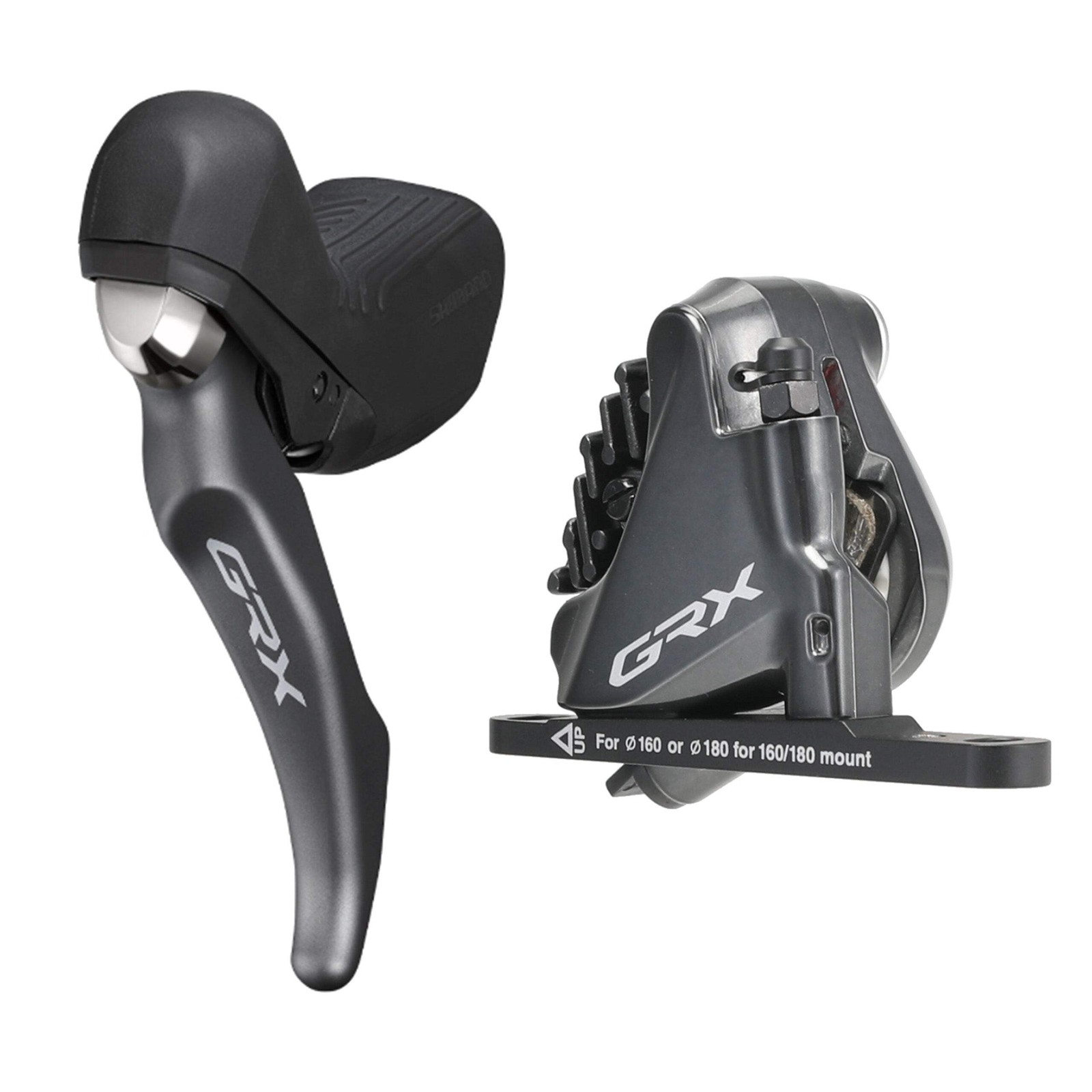 Shimano GRX ST-RX810-LA Left Dropper/Brake lever & Hydraulic Disc Brake Caliper