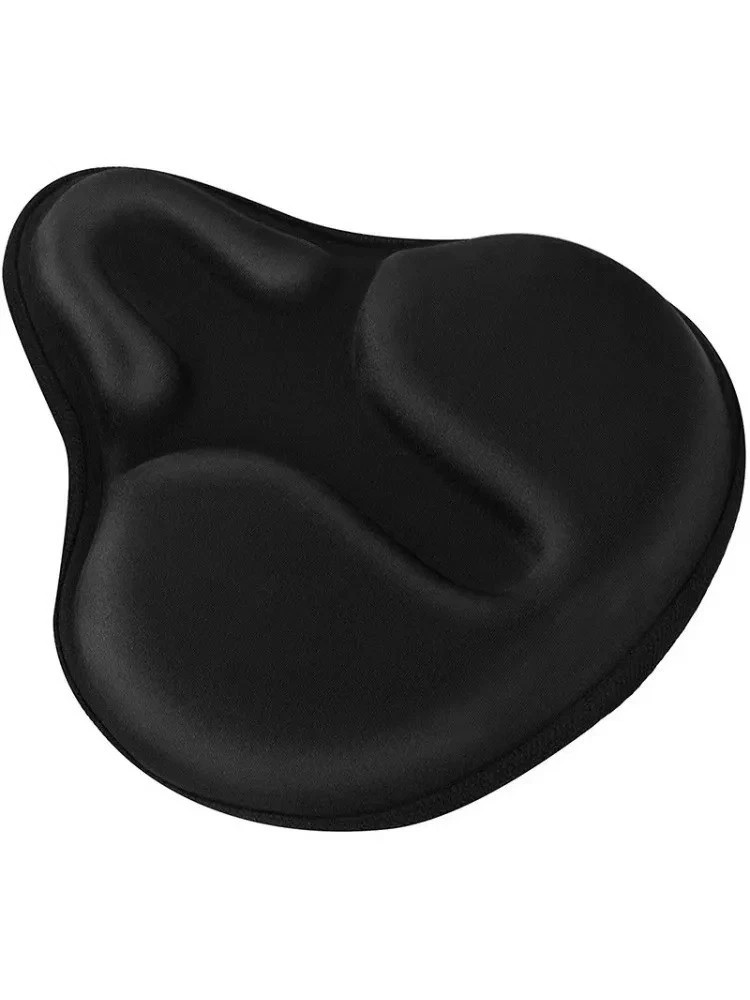Comfort Bike Seat Cushion Soft Gel Extra Wide Big Bum Bicycle Saddle Pad Sporty