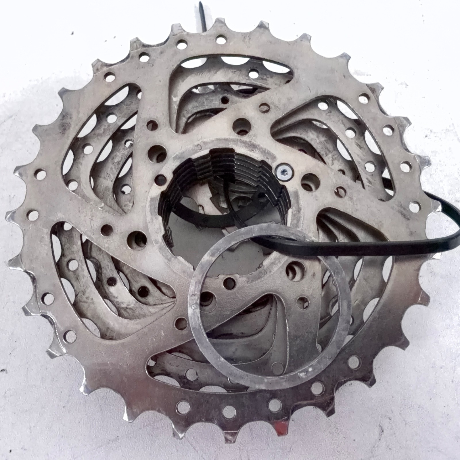 SUNRACE Bicycle 9 Speed Cassette 11-28t Index CSR-91 Silver Hyperglide Compatibl