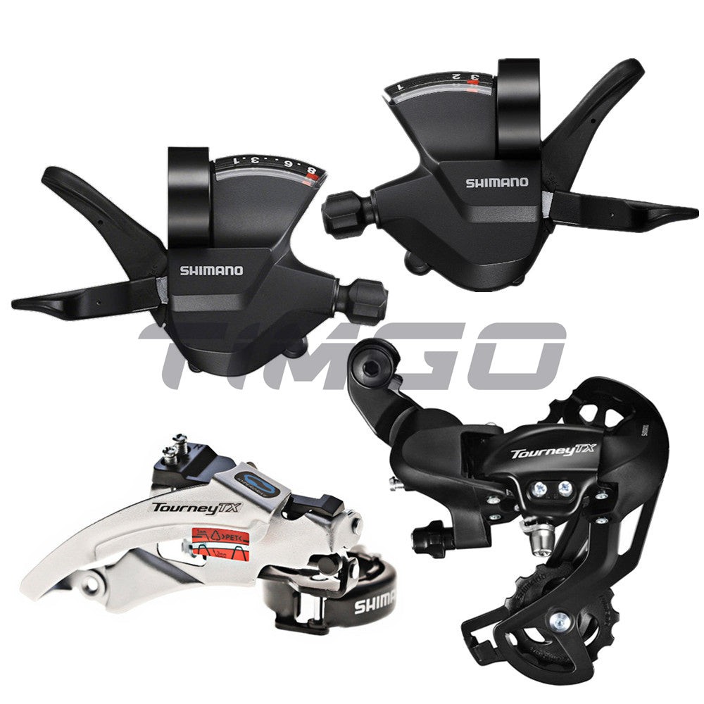 Shimano Tourney 3×8 Speed Groupset FC-TX801 BB-UN101 Front Rear SL-M315 HG200-8