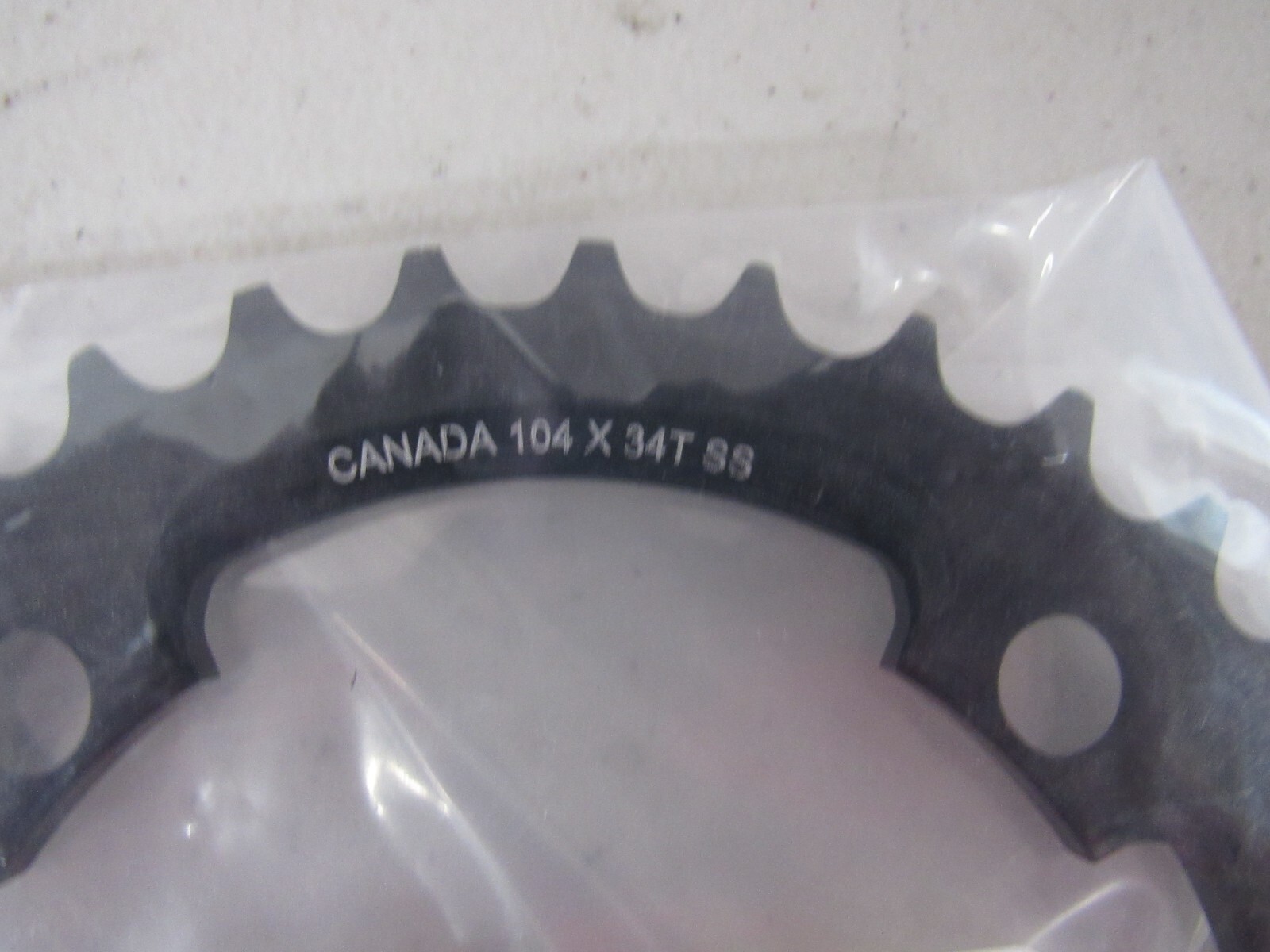 Race Face Single Speed Chainring 104 BCD x 34 Tooth 4 Bolt Made in Canada