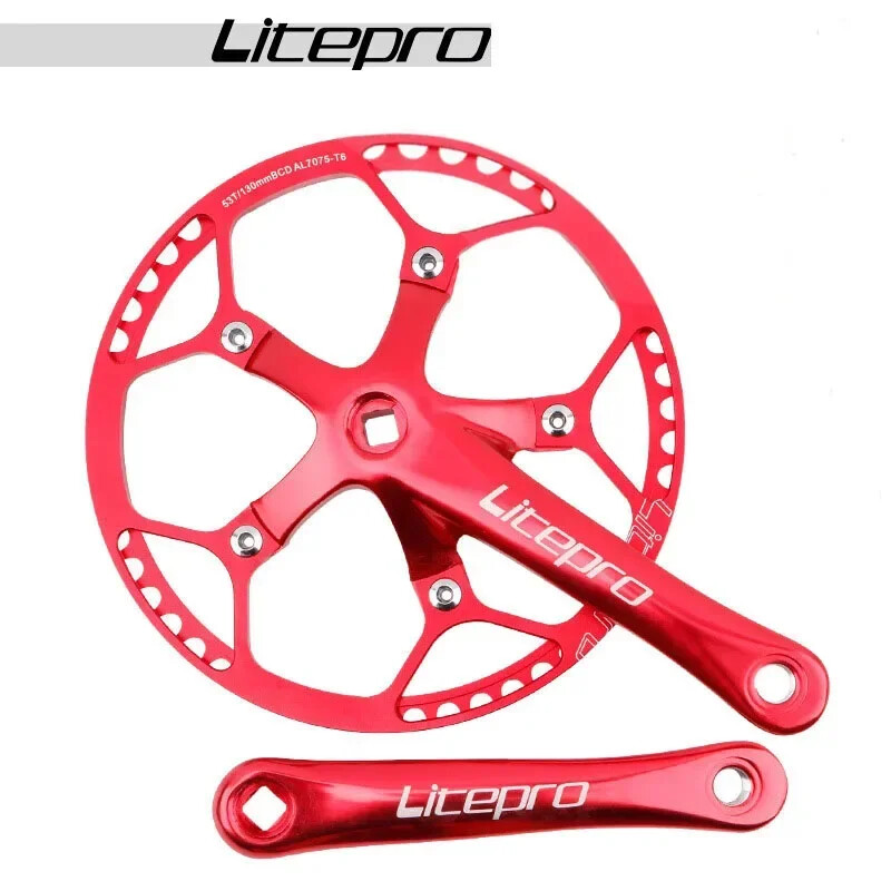 170mm Gravel Road Bike Crank Arm 130 BCD 45T 47T 53T 56T 58T Chainring Crankset