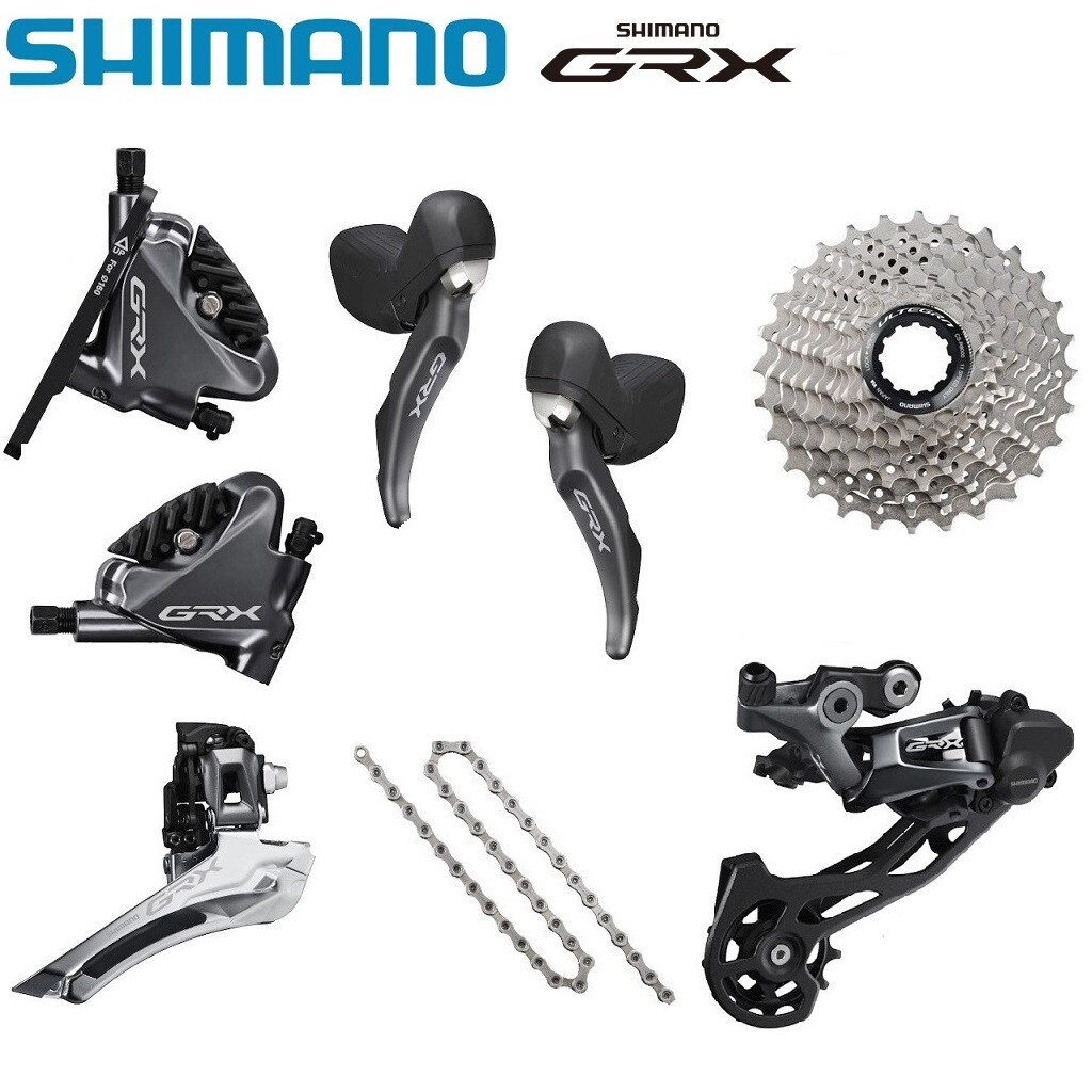 Shimano GRX RX810 2×11-Speed Gravel Groupset ST/BR/RD/FD-RX810 CS-R8000 CN-HG701