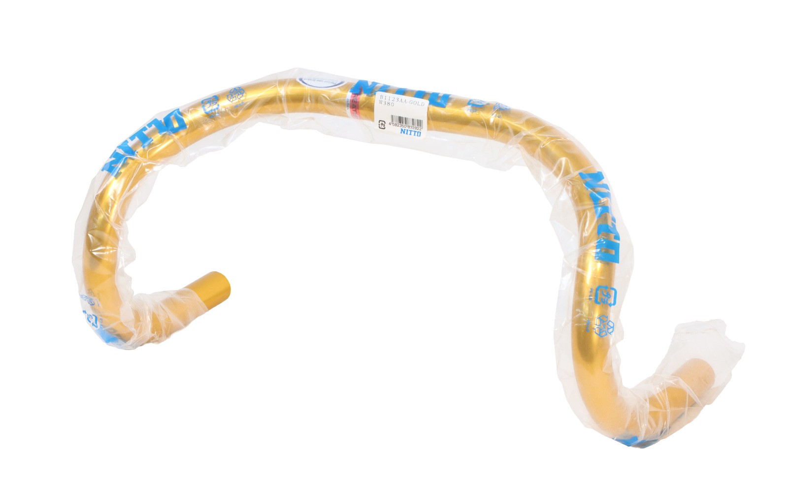 Nitto B123AA Track Drop Handlebar Gold 25.4mm Clamp x 38cm Width NOS NEW
