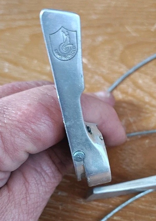 [9.48] Vintage Campagnolo Syncro Shifter Set Down Tube Braze On