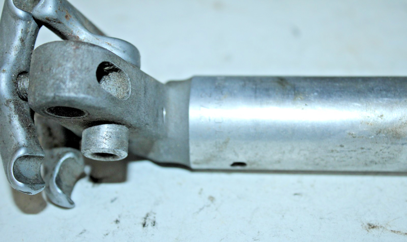 Vintage Campagnolo Seatpost Seat Tube 210/27.2mm 25mm Offset Silver Campy Italy~