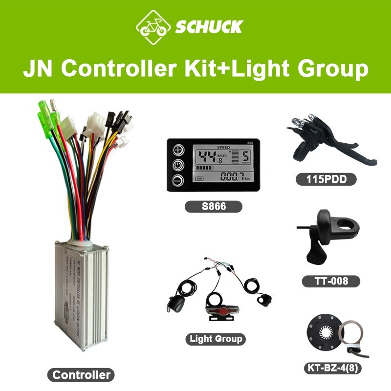 36V 48V 15-35A E-bike Controller Kit with Display for Electric Bike Parts