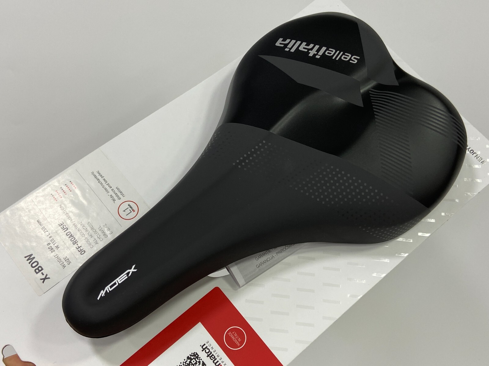 Selle Italia X-Bow L1 155x255mm TI316 Tube 7mm Rail Road Saddle (Black)