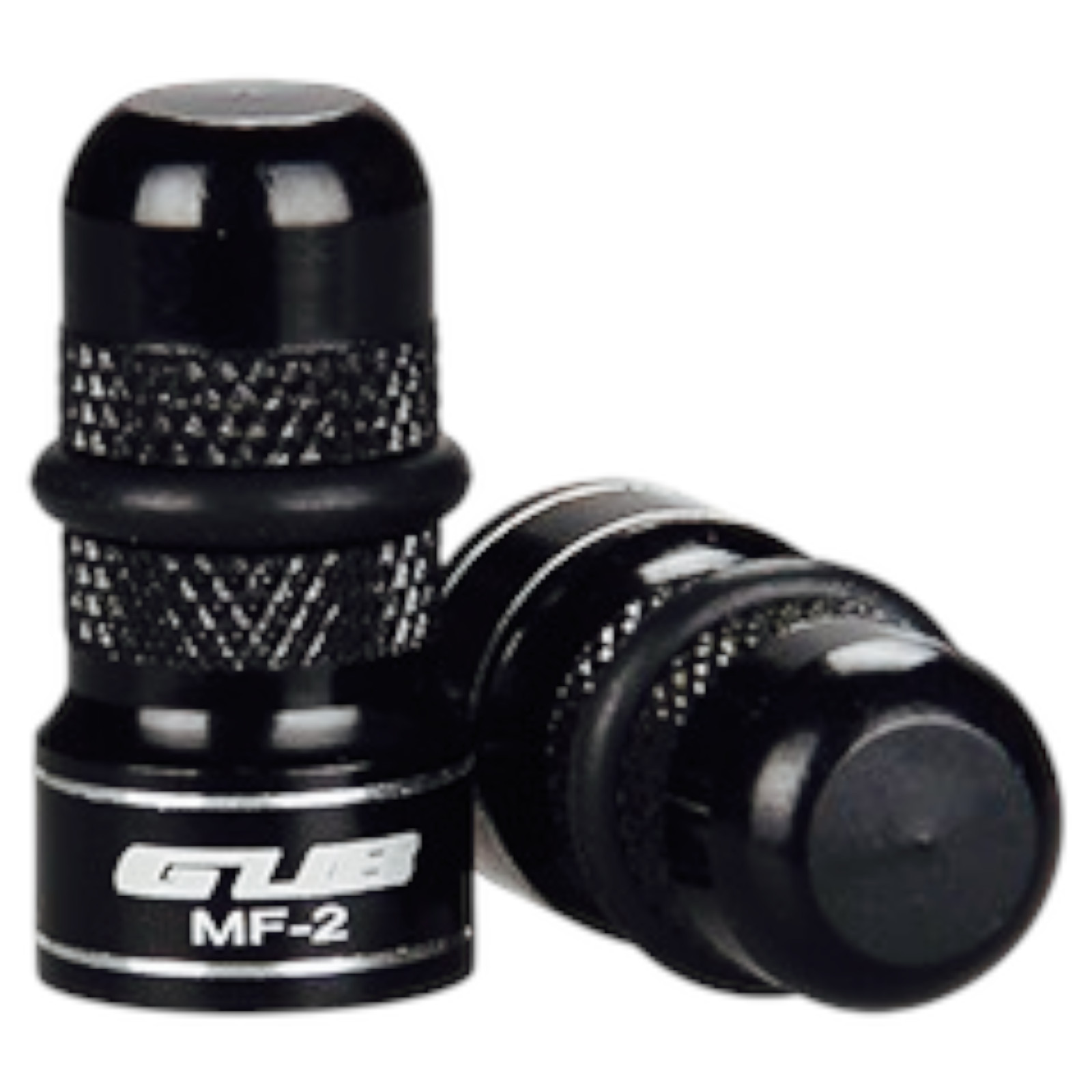 Universal Bike Valve Caps – Presta and Schrader Fit – Red or Black – 2 Pack