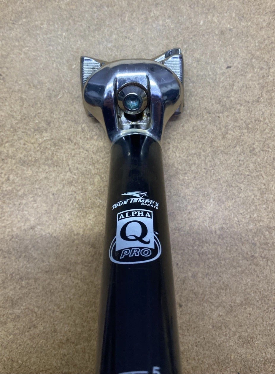 True Temper Alpha Q Pro Carbon Setback Seatpost 27.2mm x 275mm Vintage Road Bike