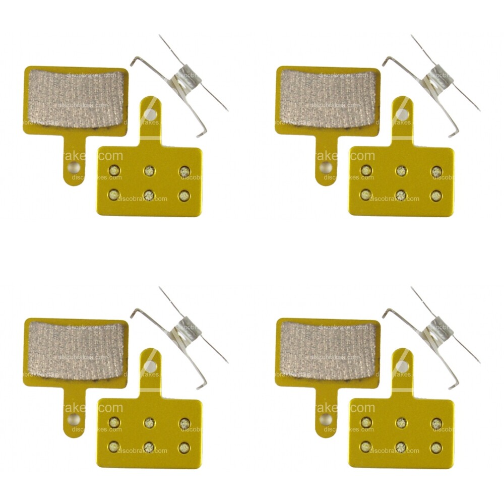 4 Pair DiscoBrakes Sintered Pads for Shimano Deore Disc Brakes BRM525 465 446 DH