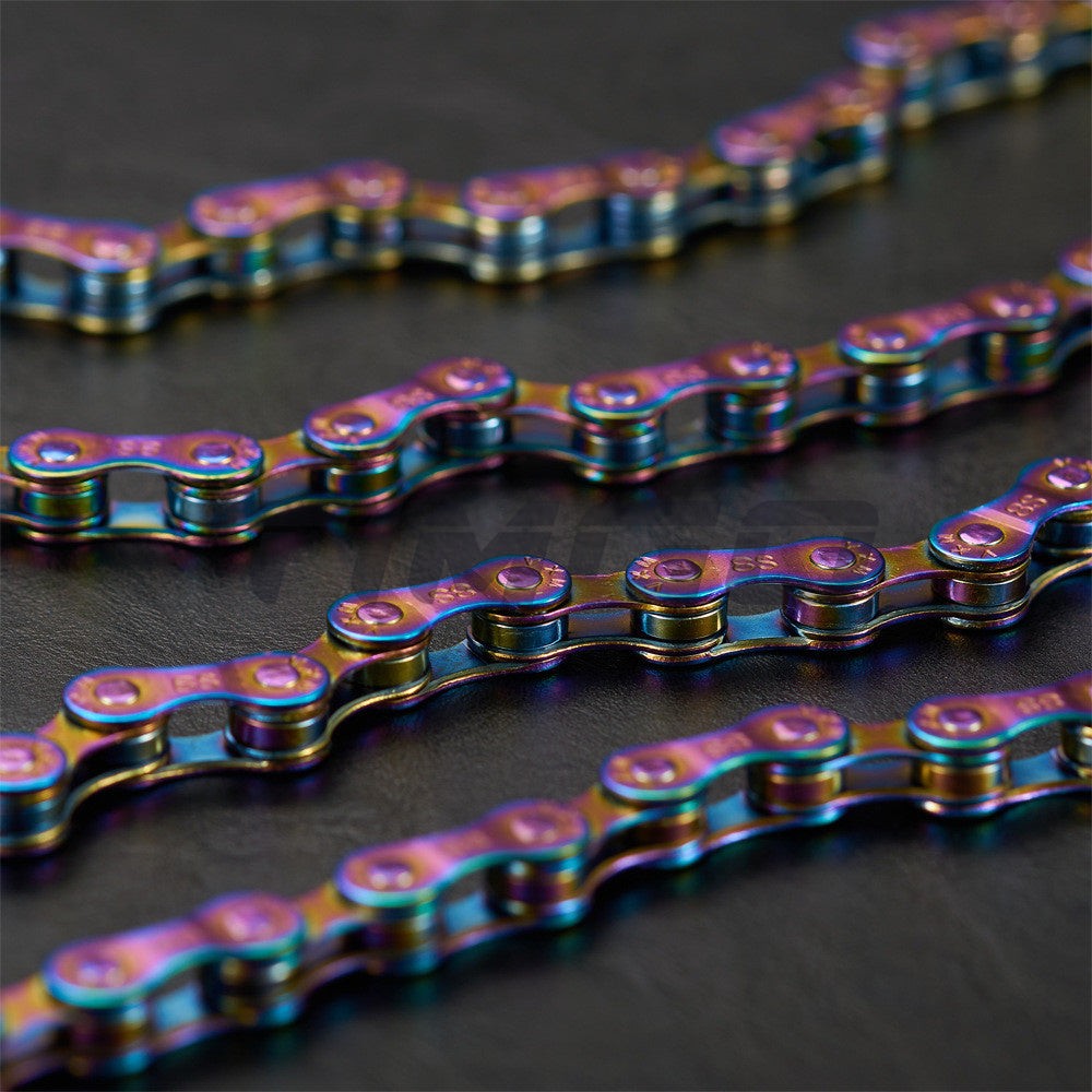 VXM 6/7/8/9/10/11 Speed Oil Slick Colorful Plating Anit-Rush Chain Master Link
