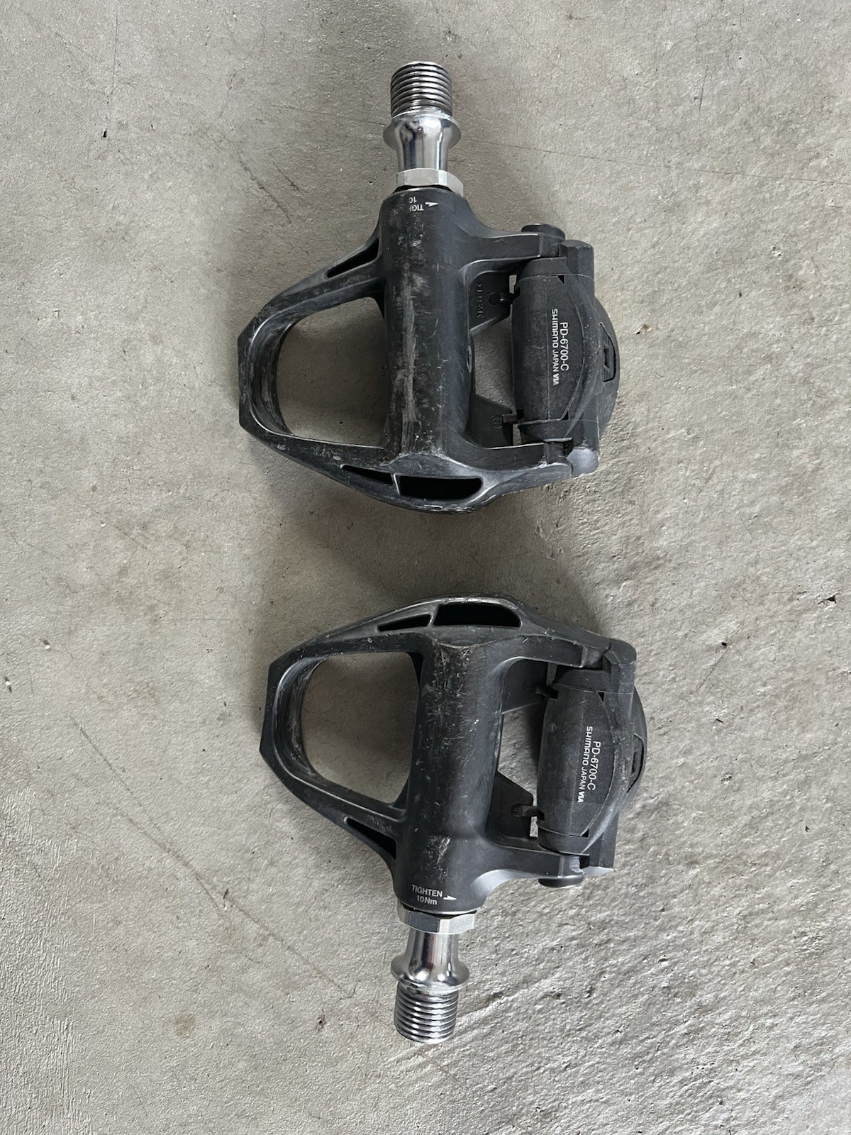 Shimano Ultegra PD-6700-C Carbon Clipless Road Pedals, SPD-SL, 257g