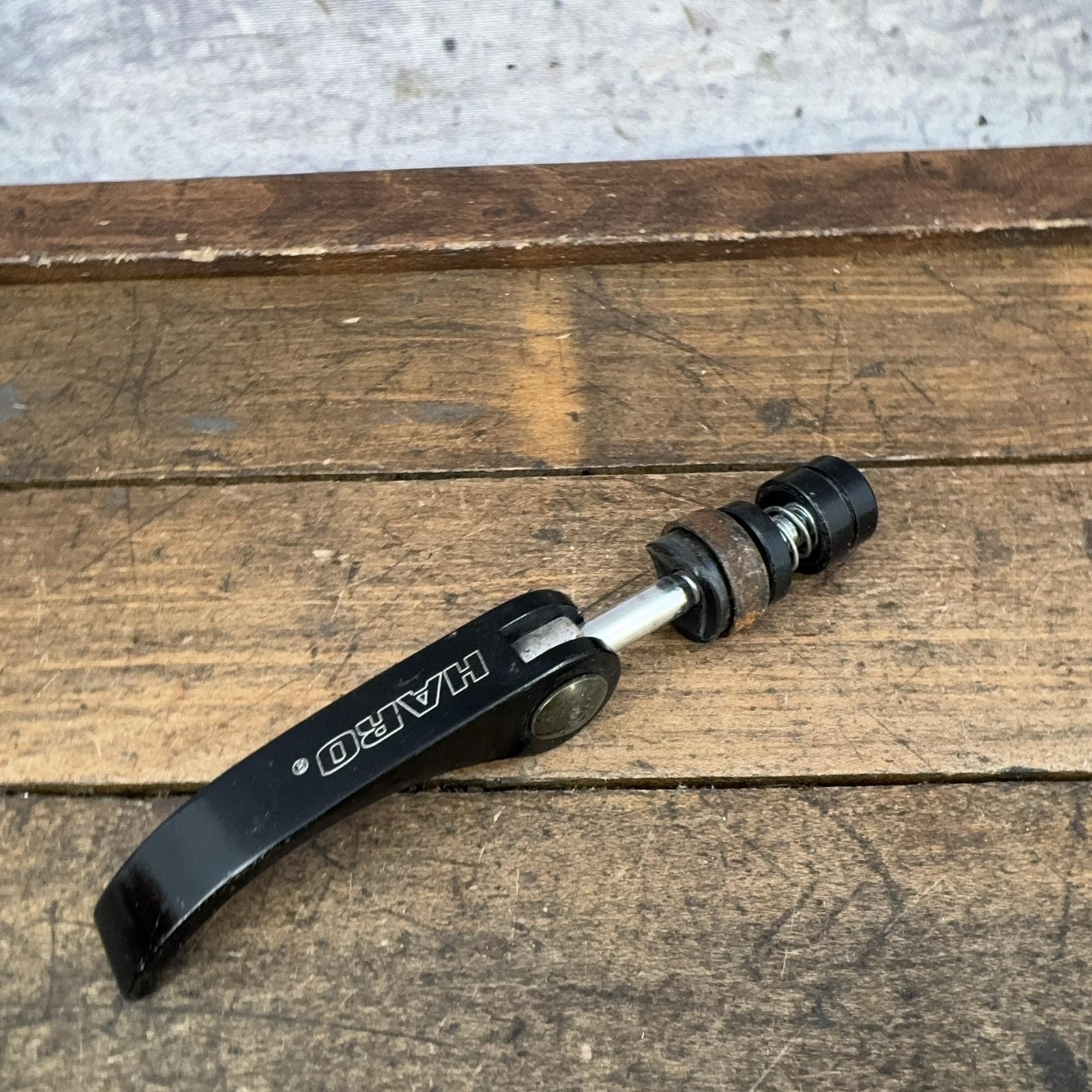 Vintage Haro Seatpost Clamp MounTain BikeQuick Release Skewer Black Alloy 50g
